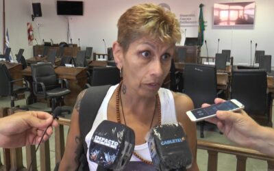 ZÁRATE/LIMA: Vecina concurrió al Concejo Deliberante para hablar con los concejales por la inseguridad.